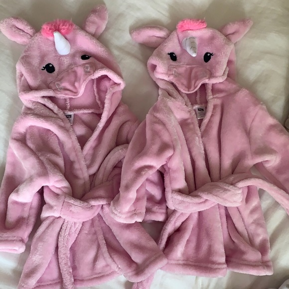 Other - Set of two Unicorn Robes 0-9 months